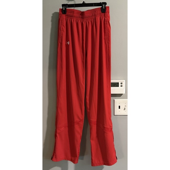 Under Armour‎ Pants Woven Athletic Track Zip Leg Opening Stretch Men's Small - Picture 1 of 8